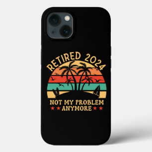 2024 Officially Retirement, Funny Retirement iPhone 13 Case