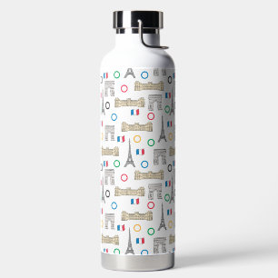 2024 Paris France Games Summer Water Bottle