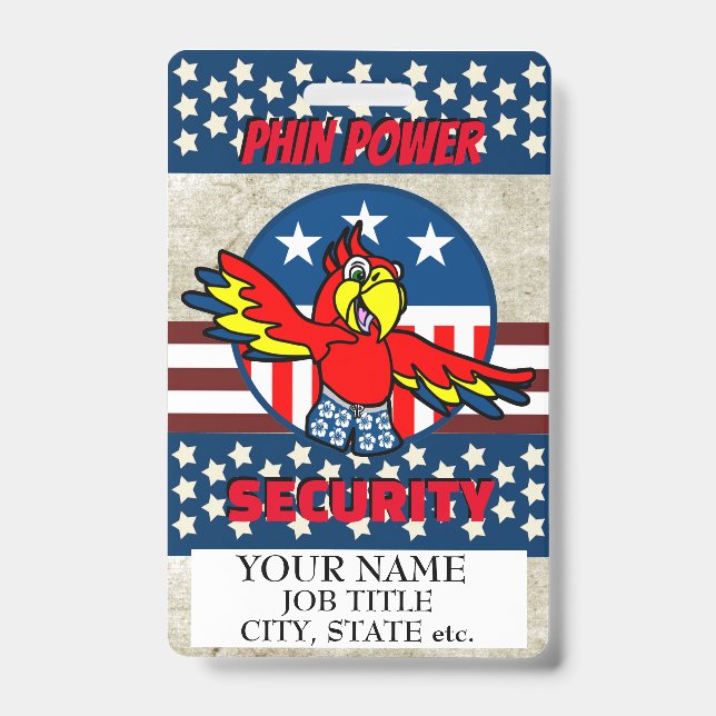 2024 PHIN POWER ID BADGE (Front)