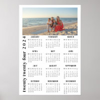 2024 Photo Calendar minimalist modern