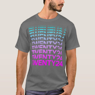 2024 pink teal T-Shirt