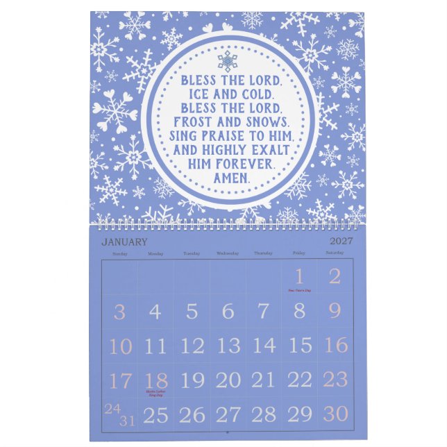 2024 Prayer Calendar (Jan 2027)
