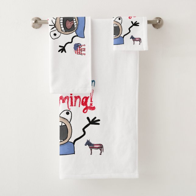 2024 Presidential Election, It's Coming! Bath Towel Set (Insitu)