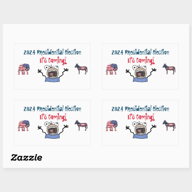 2024 Presidential Election, It's Coming! Sticker (Sheet)