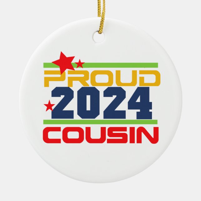 2024 Proud Cousin Ornament (Front)