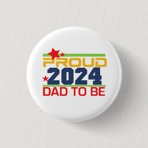 2024 Proud Dad to Be Key Chain Button