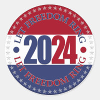 2024 Red and Blue Let Freedom Ring