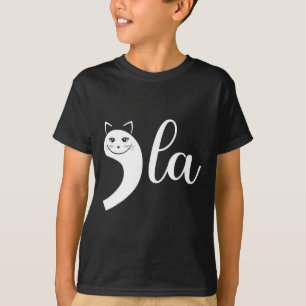 2024 Retro Cat Comma La Kamala Harris For Presiden T-Shirt