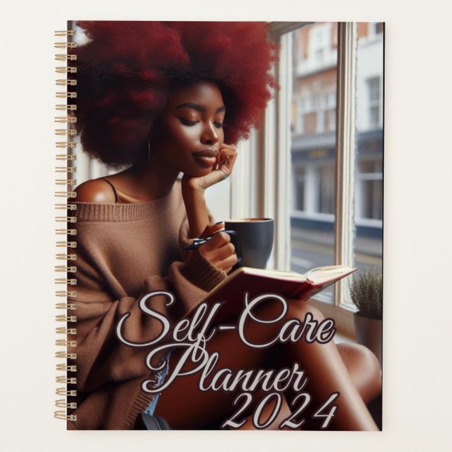 2024 Self-Care Planner: Planning Over Coffee Planner (Front)