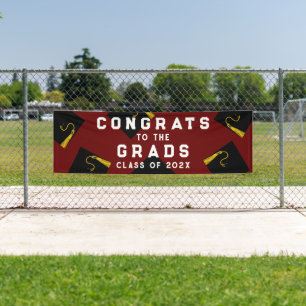 2024 Senior Class Graduation Maroon Banner