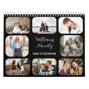 2024 Simple Modern Custom 21 Photos Family Calendar