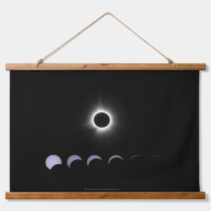 2024 Solar Eclipse Hanging Tapestry