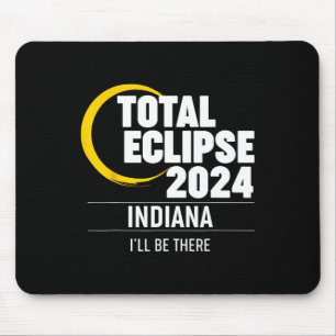 2024 Solar Eclipse Indiana  Mouse Pad