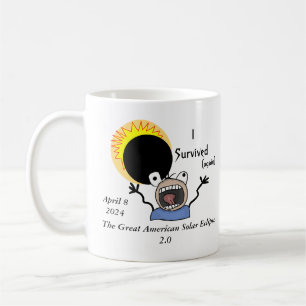 2024 Solar Eclipse Survival Edition Coffee Mug