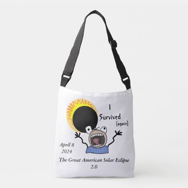 2024 Solar Eclipse Survival Edition Crossbody Bag (Front)