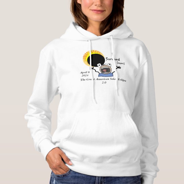 2024 Solar Eclipse Survival Edition Hoodie (Front)