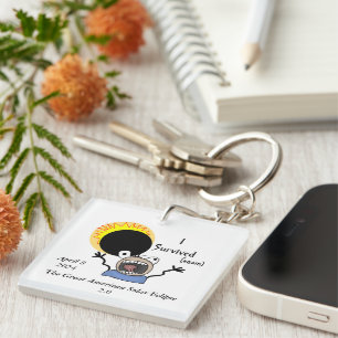 2024 Solar Eclipse Survival Edition Keychain