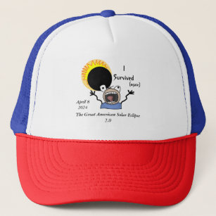 2024 Solar Eclipse Survival Edition Trucker Hat