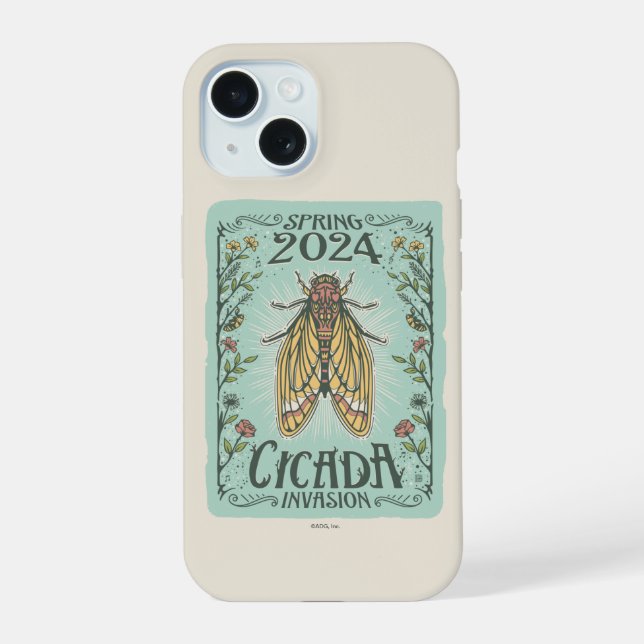 2024 Spring Cicada Invasion iPhone 15 Case (Back)