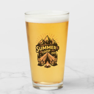 2024 Summer Camp Summer Camping Vacation Matching  Glass