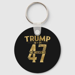 2024 Take America Back Election 47th President 202 Keychain