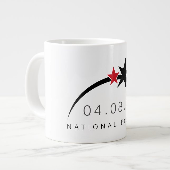 2024 Tasse de café Éclipse solaire totale (Devant gauche)
