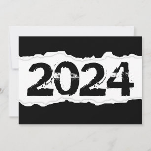 2024 torn paper invitation
