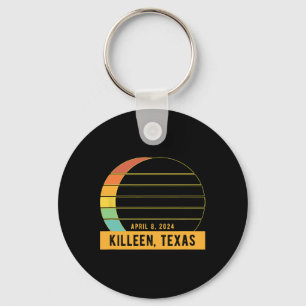 2024 Total Solar Eclipse In Killeen Texas  Keychain