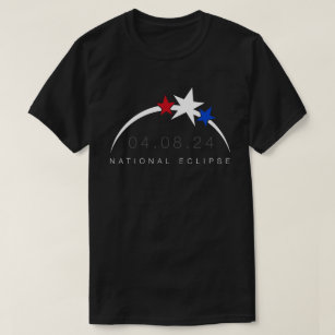 2024 Total Solar Eclipse Tour-Style T-Shirt