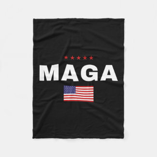 2024 Trump Supporters Presidential Election Americ Fleece Blanket