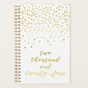 2024 - Typographie de script d'or et glamour Confe