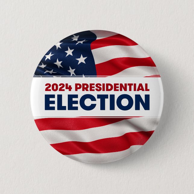 2024 US Presidential Election 2 Inch Round Button (Front)