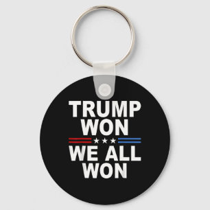 2024 Usa Flag Trump Won  Keychain