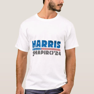2024 Vintage Us Flag 80s Kamala Harris T-Shirt