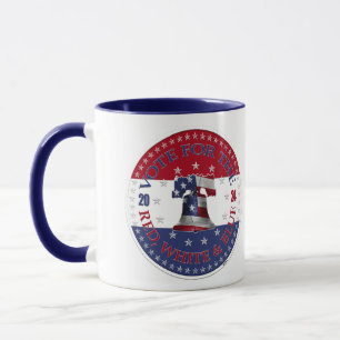 2024 Vote For The Red, White and Blue Liberty Bell Mug