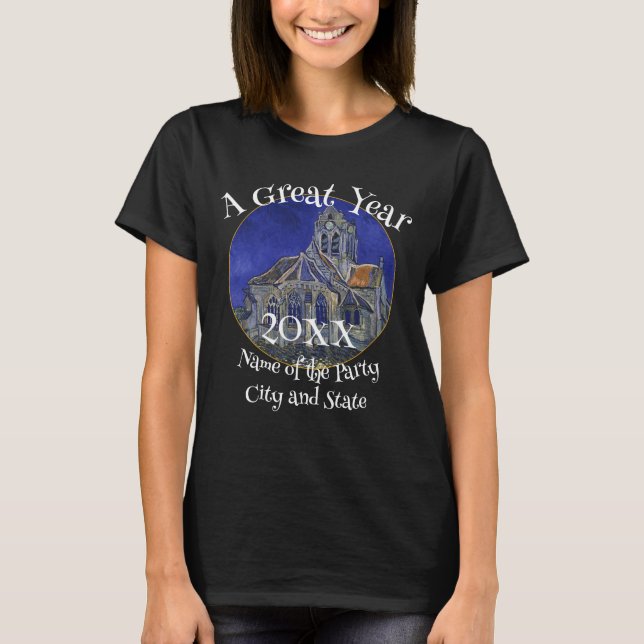 2024 Wedding Party Rehearsal Dinner Reception T-Shirt (Front)