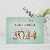 2024 Wedding Personalized Save the Date 