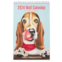 2024 Whimsical Dog Calendar - Small