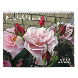 2024 Wonderful Visions... Medium Wall Calendar