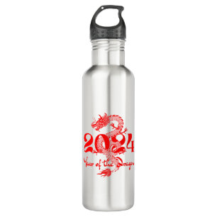 2024 Year of the Dragon Chinese New Year 710 Ml Water Bottle