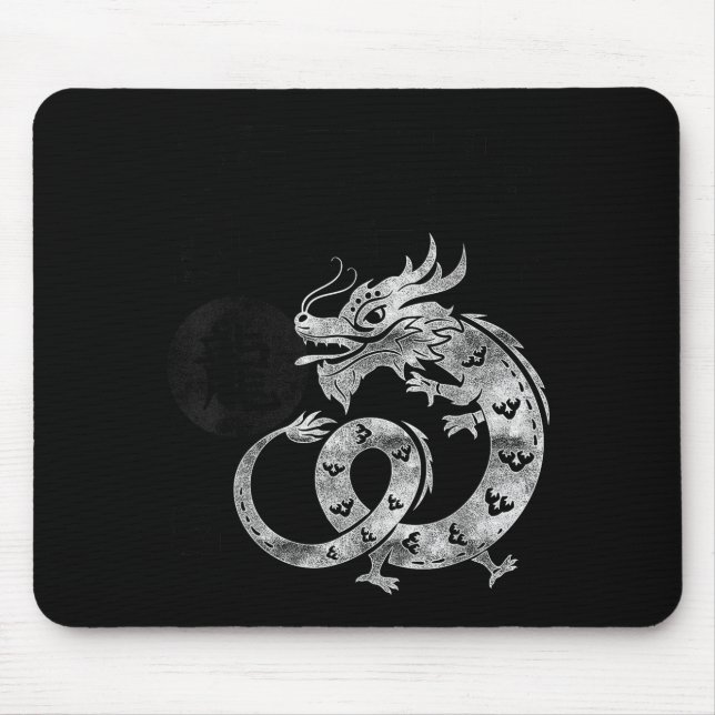 2024 Year Of The Dragon Chinese Zodiac Chinese New Mouse Pad (Front)