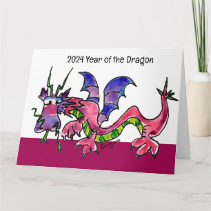 2024 Year of the Dragon New Year Card