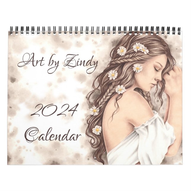 2024 Zindy Art Calendar (Cover)