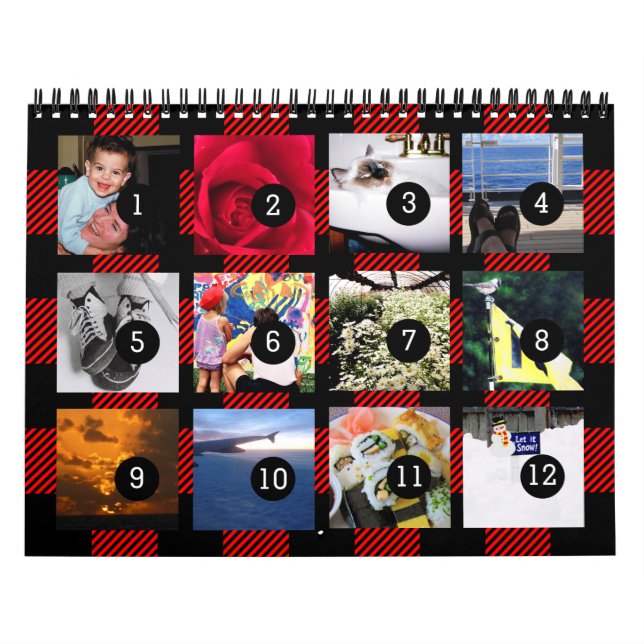 2025 12 de votre propre calendrier photo Buffalo C (Protection)