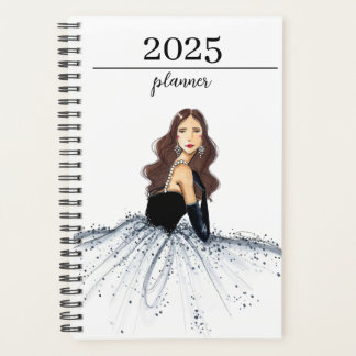 2025 12 Mois Mode illustré Calendrier