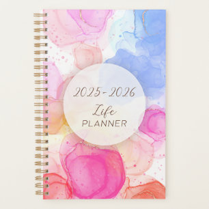 2025–2026 Life Planner – Watercolor Dreams