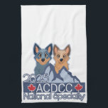 2025 ACDCC Nationals Kitchen Towel<br><div class="desc">2025 ACDCC Nationals Apron
Australian Cattle Dog Club of Canada [National & Regional]
October 10,  2025 - October 11,  2025
Chilliwack,  BC</div>