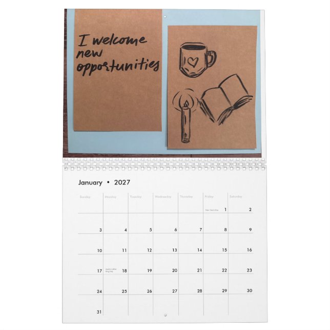 2025 Affirmations Calendar  (Jan 2027)