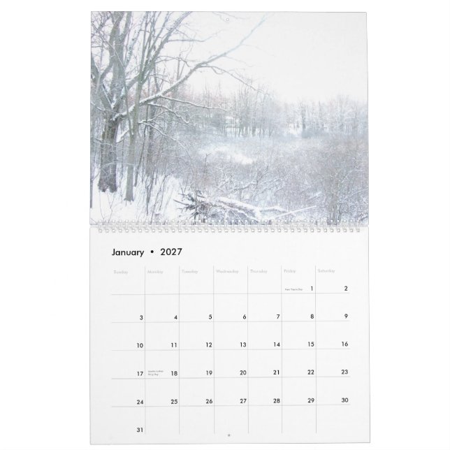 2025 All Seasons Landscape and Floral Calendar (Jan 2027)