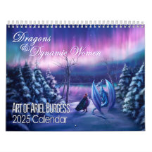2025 Art of Ariel Burgess Calendar